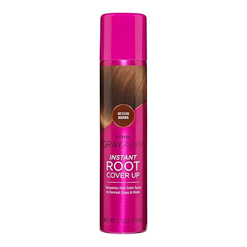 EVERPRO Gray Away Instant Root Cover Up Spray 2.5oz - Medium Brown