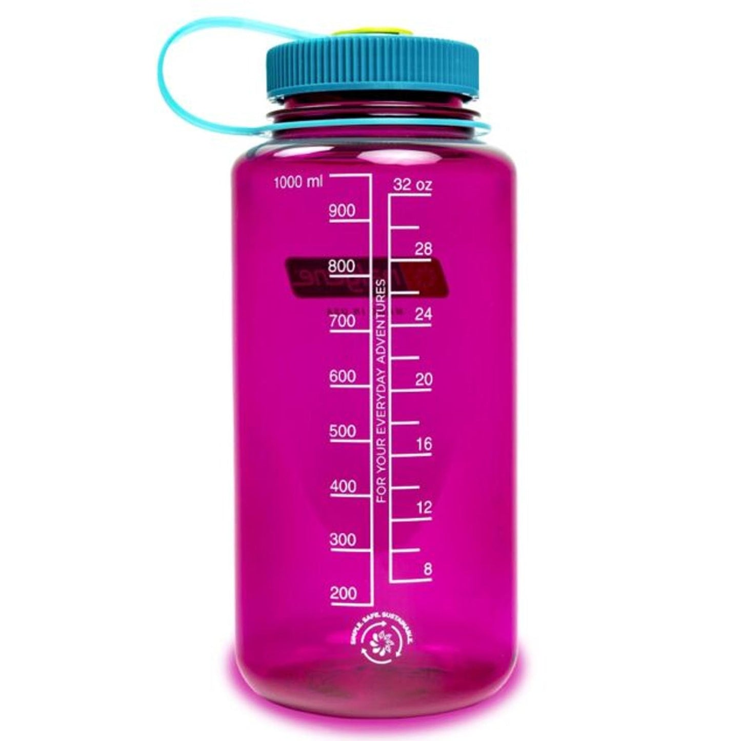 Nalgene Tritan Wide Mouth BPA-Free Water Bottle Eggplant, 32 oz
