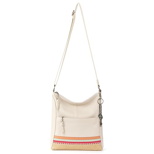 The Sak Lucia Leather Crossbody Purse - Premium Leather Women's Handbag for Everyday & Travel - Cross Body Bag With Zipper Closure & Adjustable…