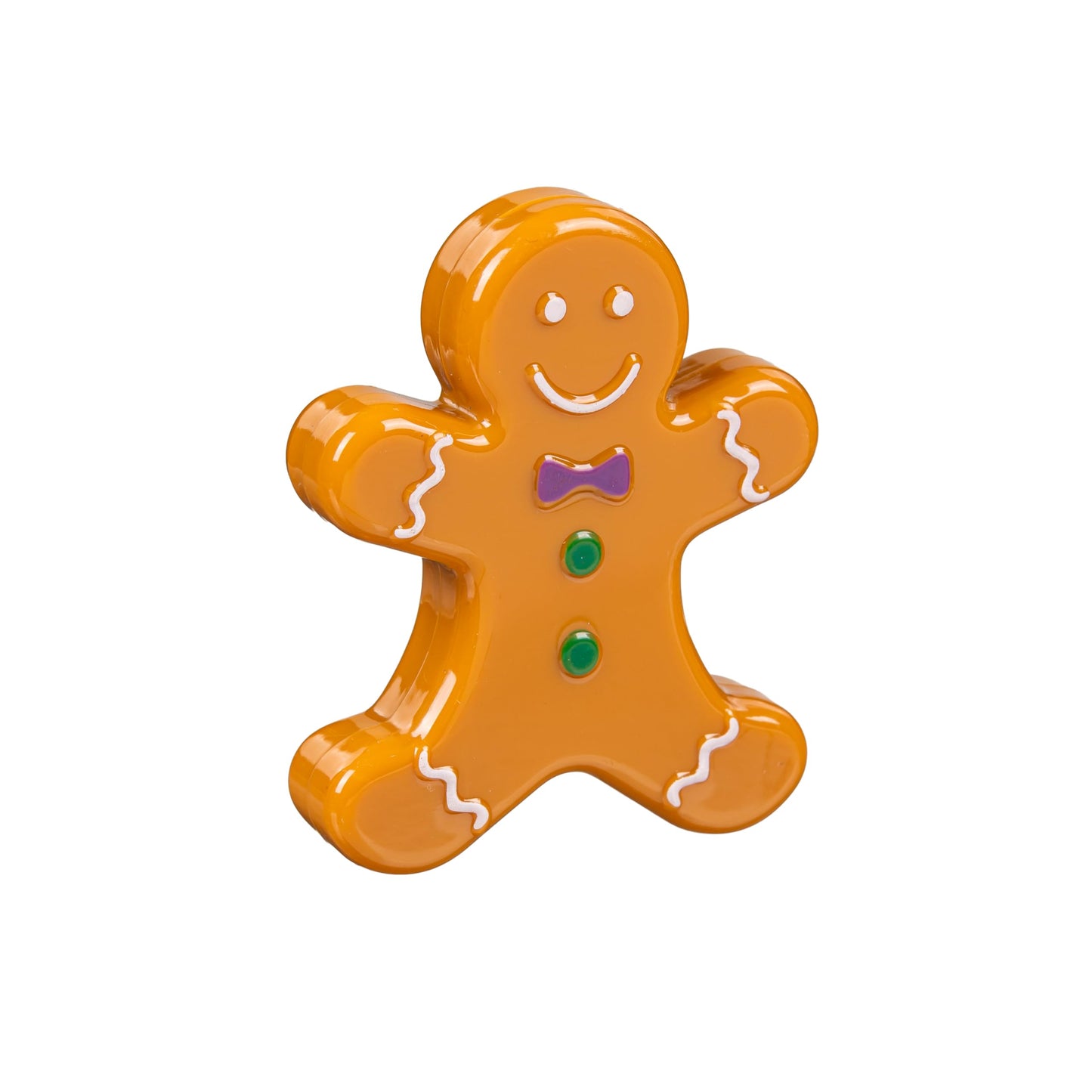 ASHLEY GIFTS Gingerbread Man Lip Gloss, Vanilla, Assortments of 4, Display Jar