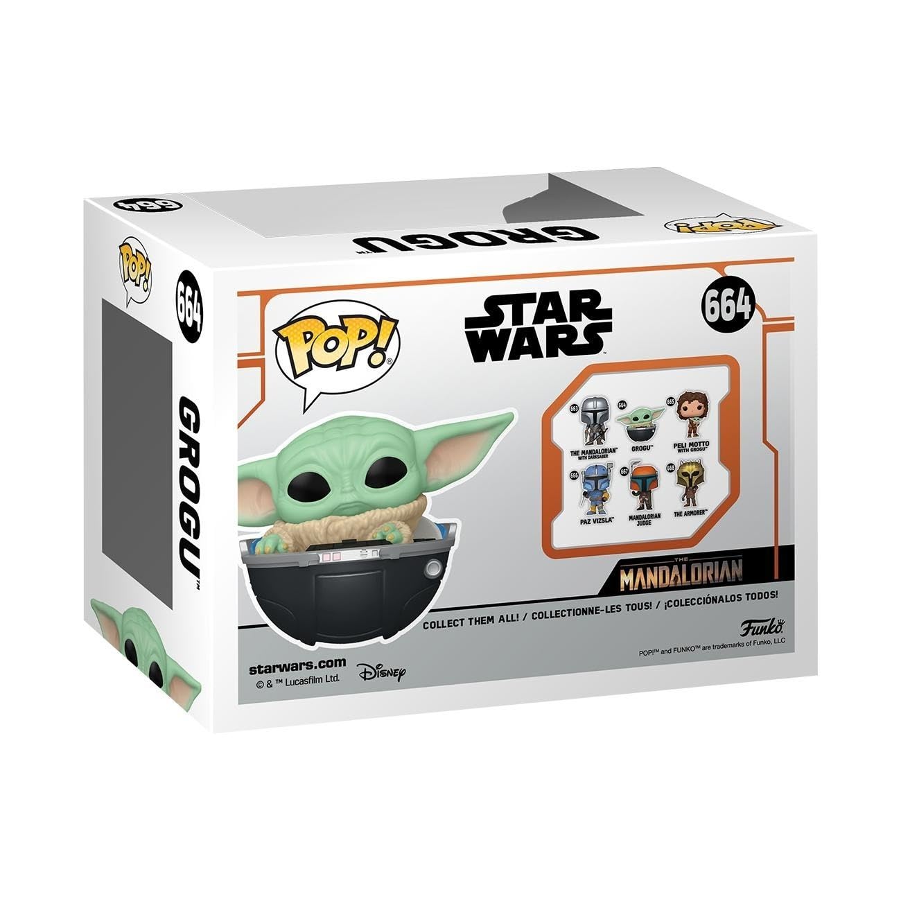 Funko POP! Vinyl: Star Wars: The Mandalorian S9 - Grogu - The Child - Baby Yoda - Collectable Vinyl Figure - Gift Idea - Official Merchandise - TV…