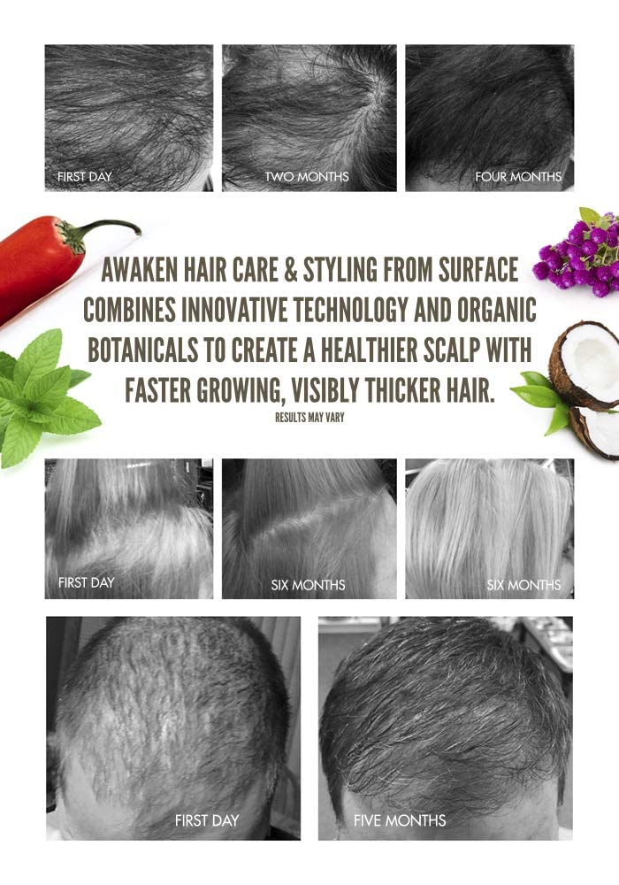 Surface Hair - Awaken Mousse: Color Safe, Volumizing, Firm Hold Hair Mousse to Thicken Hair, Sulfate-Free, Paraben-Free, 8.8 oz