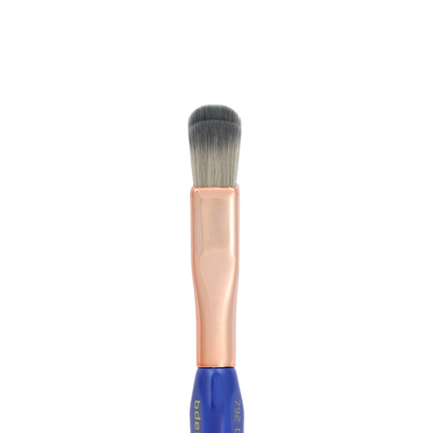 Bdellium Tools Professional Makeup Brush - Golden Triangle 792 Eye Double Dome Blender - With All Vegan and Soft Synthetic Fibers, For Effortless