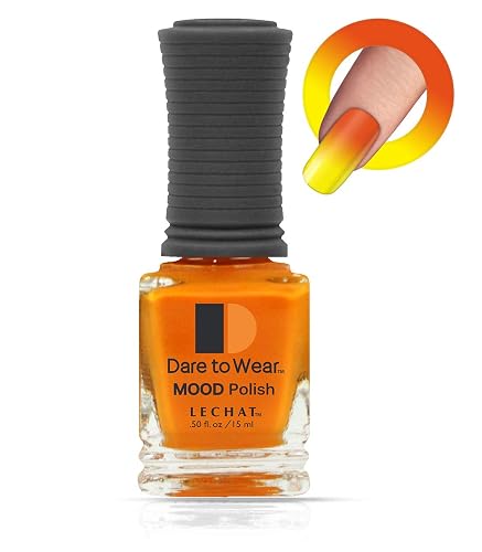 LECHAT Dare To Wear Mood Polish, Tangi Mango, 0.5 Ounce Beauty & Personal Care LECHAT