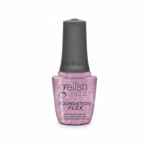 Gelish Foundation Flex UV/LED Soak-Off Rubber Base Gel Nail - Light Pink, 15mL Beauty & Personal Care Gelish