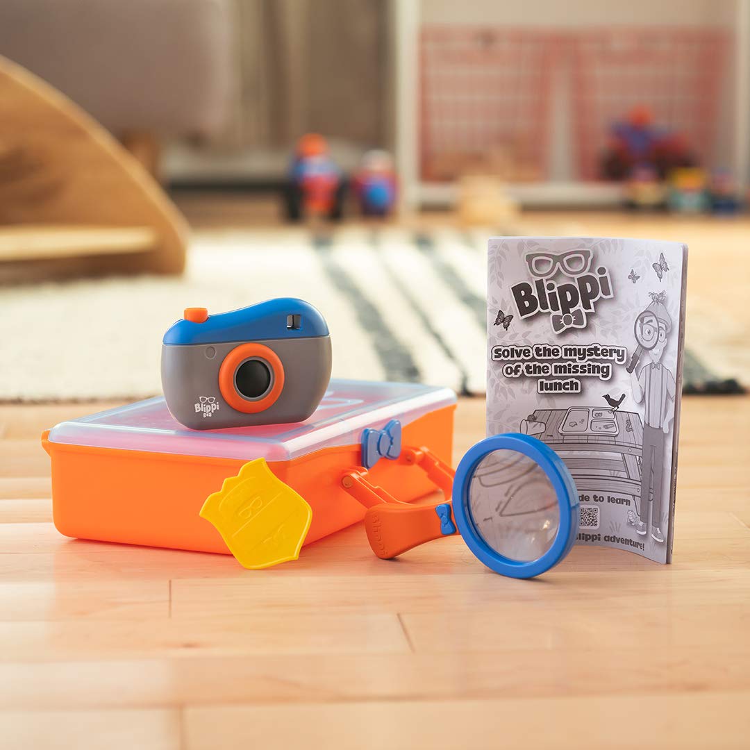 Blippi Detective Roleplay Set | Carry Case, Camera, Badge, Magnifying Glass & Activity Sheets | Toddler Mystery Adventure Toy