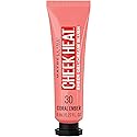 Maybelline New York Cheek Heat Gel-Cream Blush Makeup, Lightweight, Breathable Feel, Sheer Flush Of Color, Natural-Looking, Dewy Finish, Oil-Free