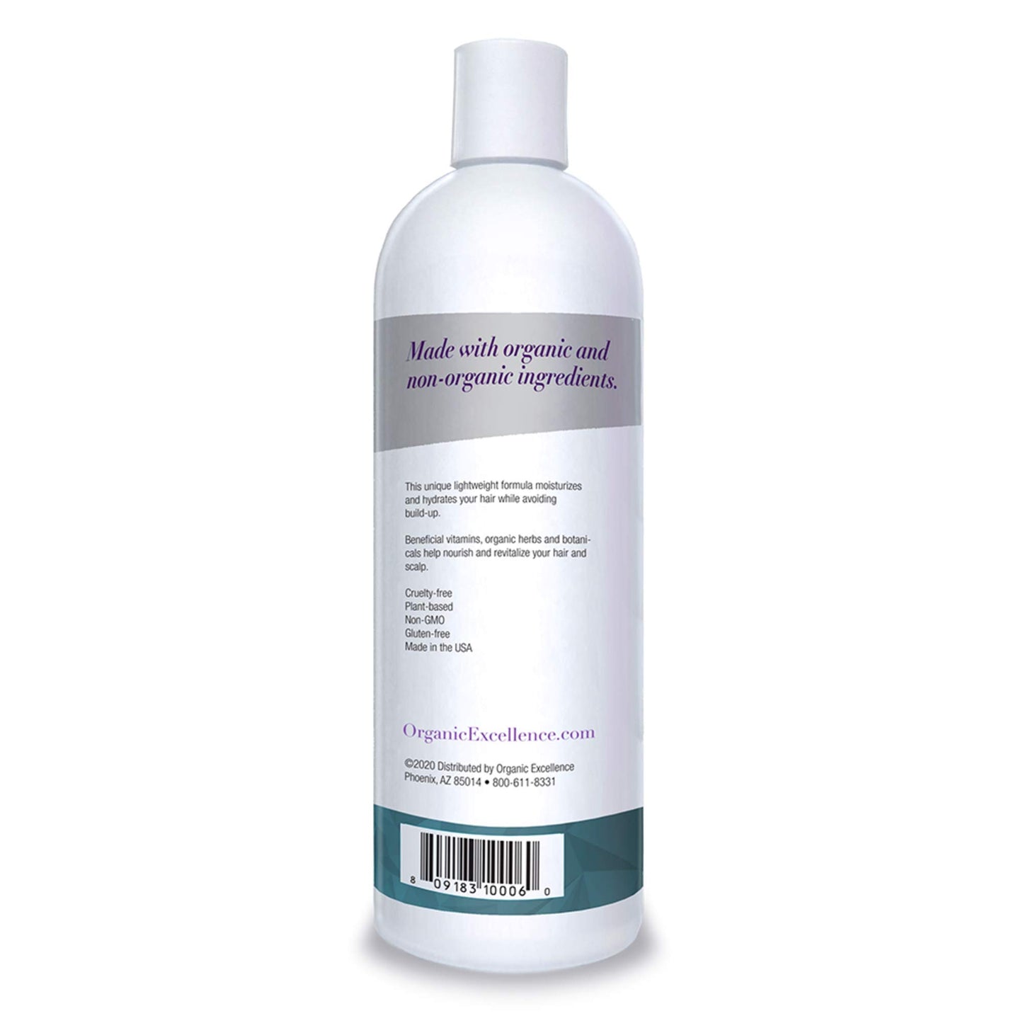 Organic Excellence Wild Mint Conditioner, 16 Fluid Ounce