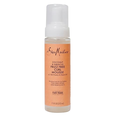 SheaMoisture SHEA MOISTURE Sheamoisture Coconut & Hibiscus Frizz-free Curl Mousse - 7.5 Fl Oz,7.5 Oz (290612 )