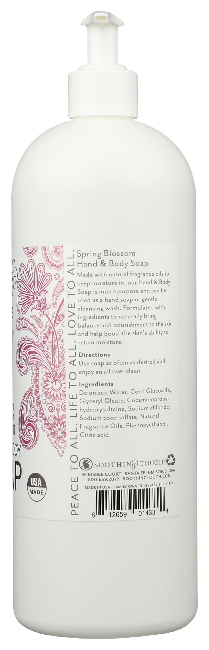 Soothing Touch, Hand and Body Soap, Wood Spice, 32 Fl Oz