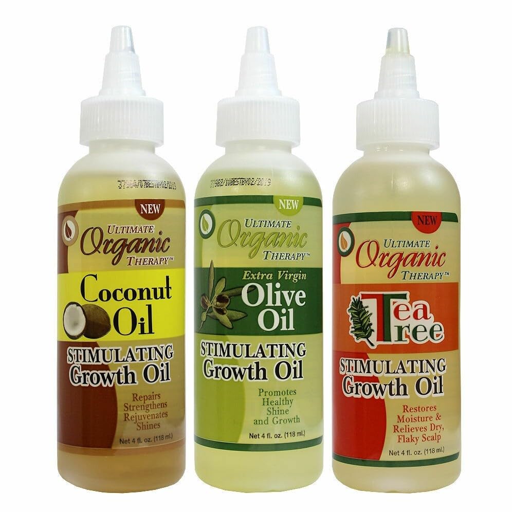 Originals by Africa's Best Therapy Tea Tree Oil Stimulating Growth Oil - Moisturizing Treatment for Hair and Scalp, Relieves Itchiness and Flakiness
