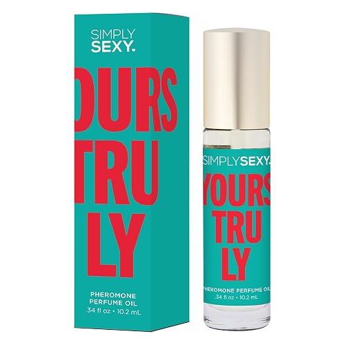 SIMPLY SEXY Affirmations Yours Truly Pheromone Perfume Oil - Fruity Floral Scent with Notes of Natural Fresh Lemon, Sweet Bergamot, and Mandarin