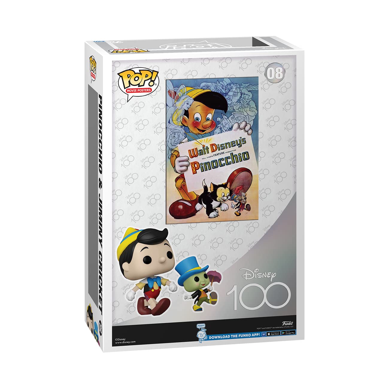 Funko POP! Movie Poster: Disney - Pinocchio & Jiminy Cricket - Collectable Vinyl Figure - Gift Idea - Official Merchandise - for Kids & Adults…