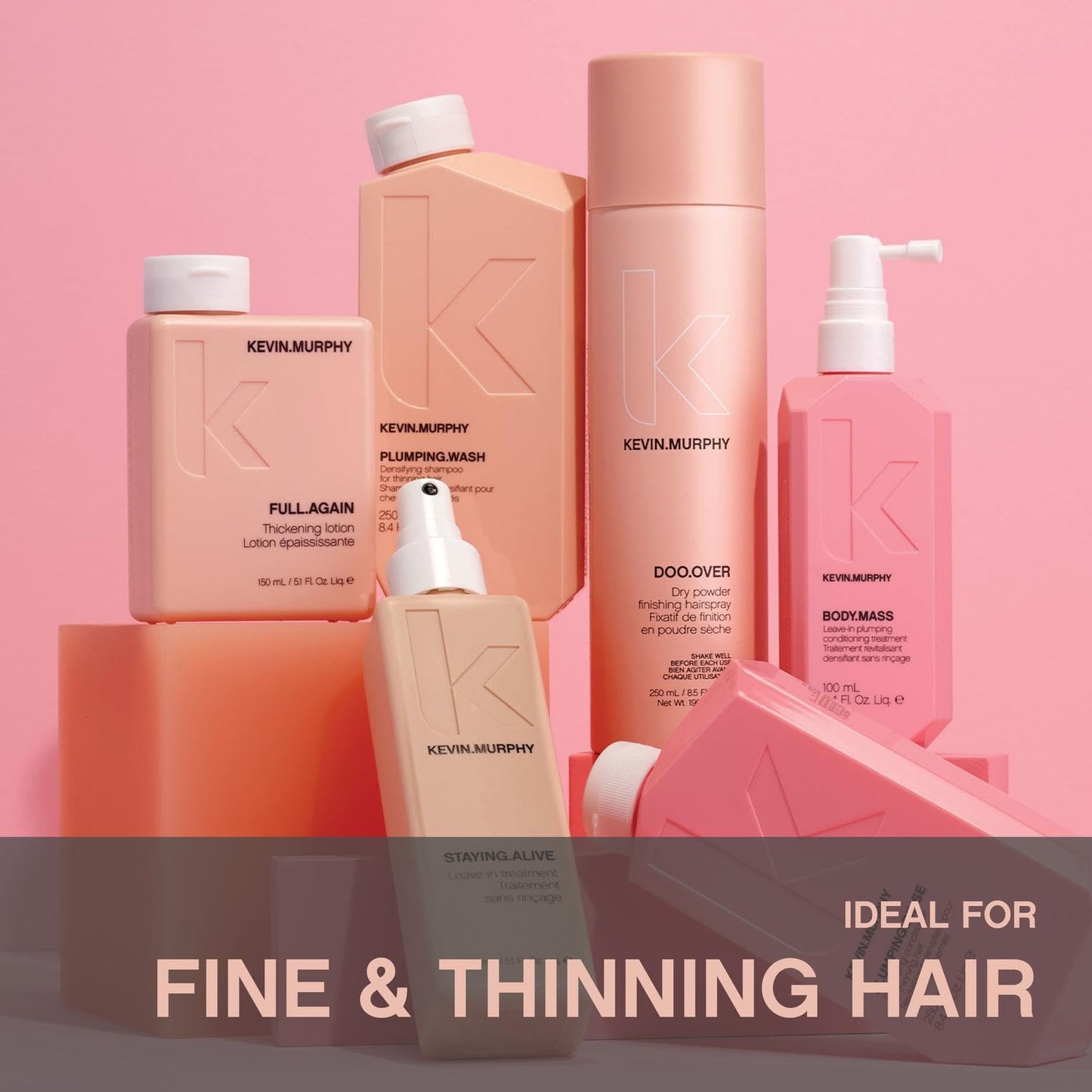 KEVIN.MURPHY FULL.AGAIN - Hair Thickening Lotion - For Hair Repair - For Fine & Thinning Hair - Hair Volumiser - Sulphate & Paraben Free Hair Care