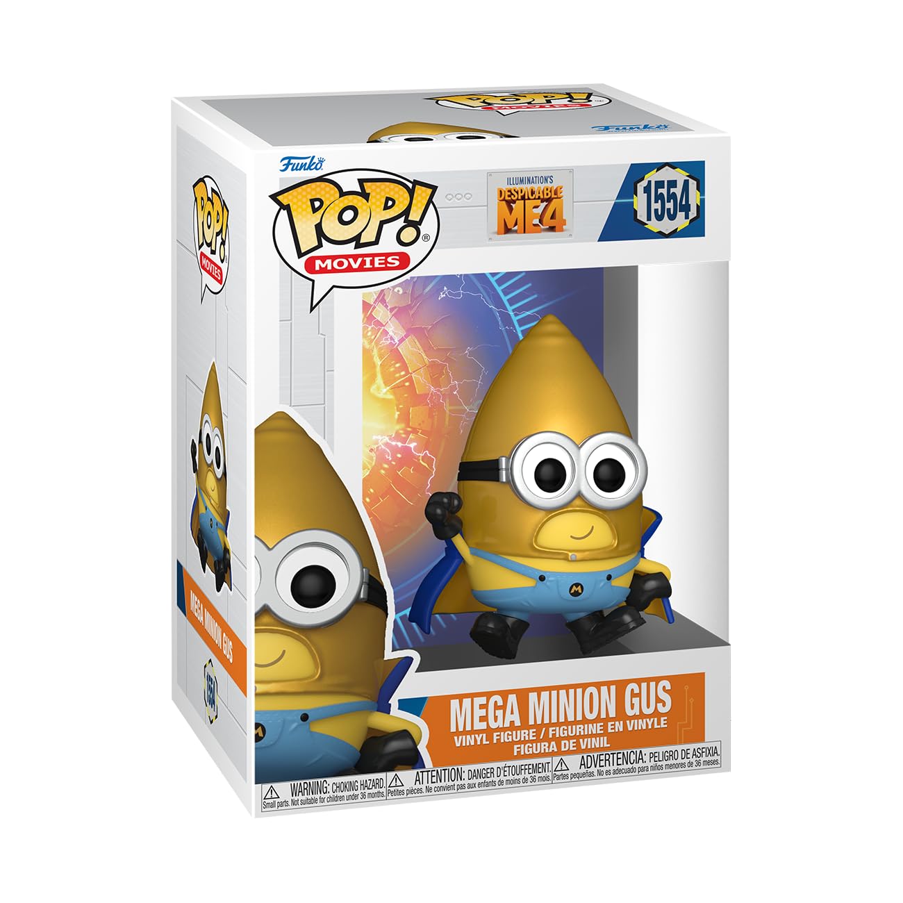 Funko POP! Movies: Despicable Me 4 - Super Gus - Despicable Me: Minions - Collectable Vinyl Figure - Gift Idea - Official Merchandise - for Kids…