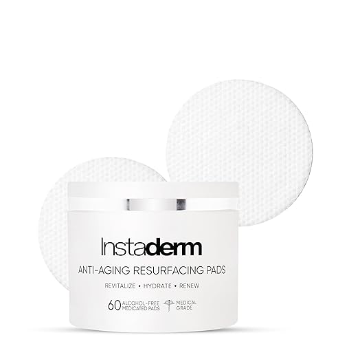Anti-Aging Resurfacing Pads - Smooth’s Fine Lines, Wrinkles, Dark Spots & Skin Roughness to Enhance the Skins Texture & Tone for Radiant Glow.
