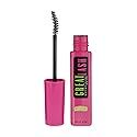 Maybelline Great Lash Curved Brush Washable Mascara, Volumizing, Lengthening and Curling Mascara, Blackest Black, 1 Count