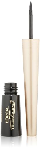L'Oreal Paris Telescopic Precision Liquid Eyeliner, Black, 0.08 Oz