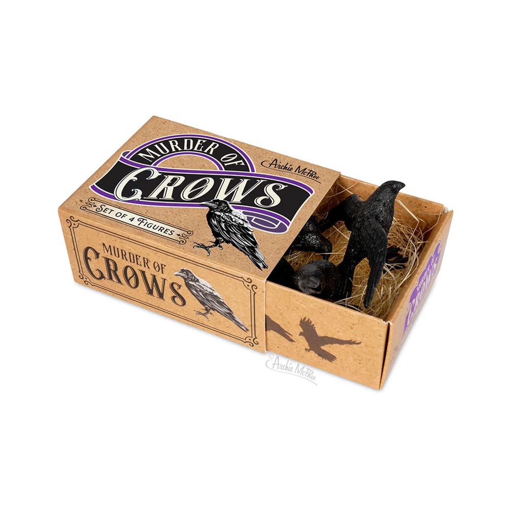 Archie McPhee Murder of Crows Figures | Set of 4