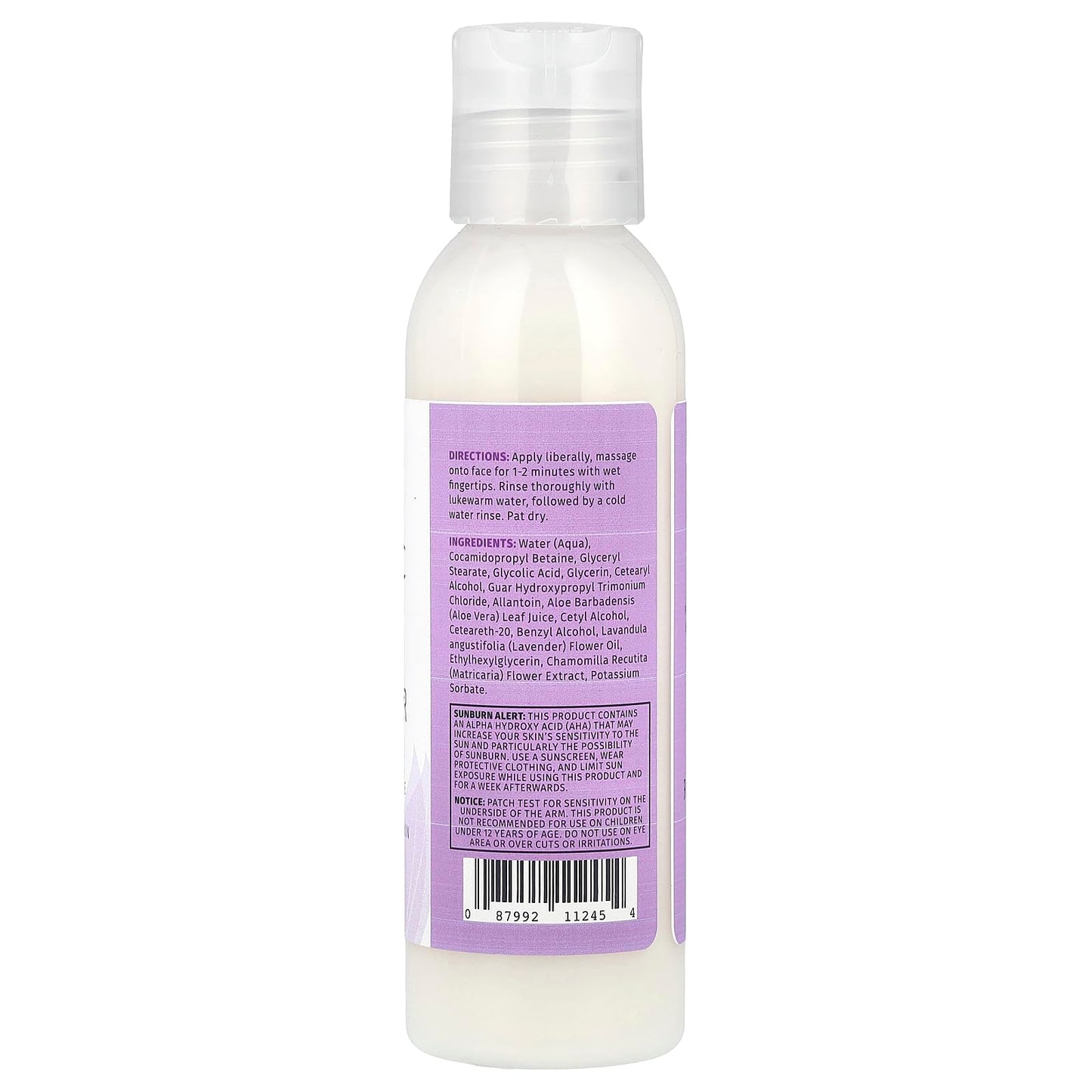 Reviva Glycolic Acid Cleanser Cream, 4 oz.