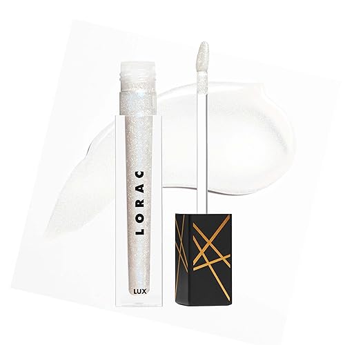 LORAC LUX Diamond Lip Gloss | Genuine Diamond Dust | Non-Sticky | High Tide White