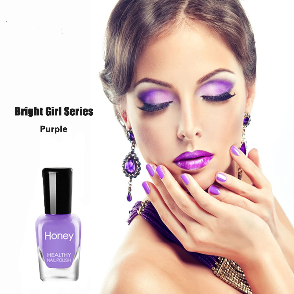 Tophany Non Toxic Easy Peel Off and Fast Dry Nail Polish Set for Pack, Eco Friendly & Organic Water Based Nail Polish for Women,Teens,Kids (10