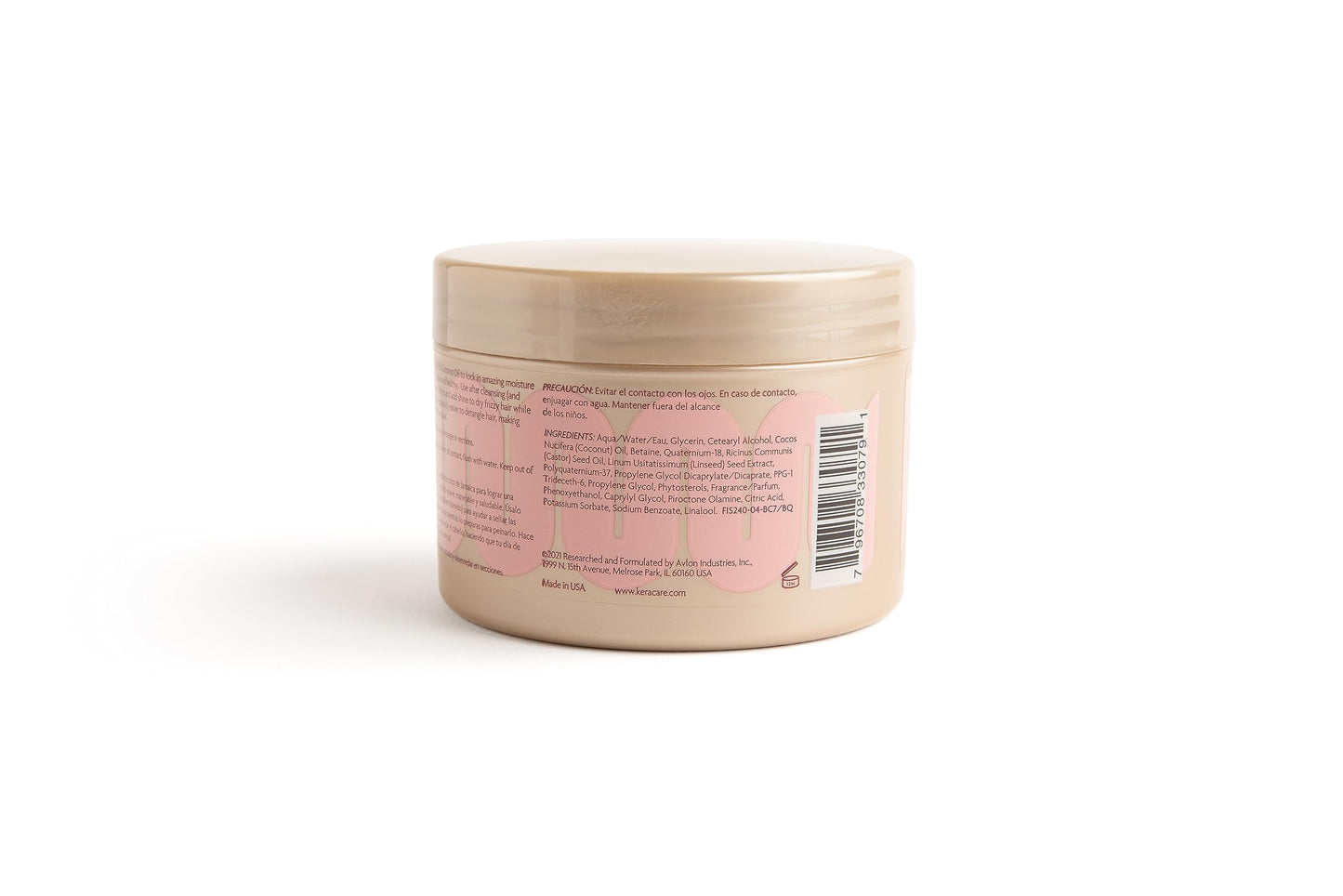 KeraCare CurlEssence Moisturizing Coconut Leave-In Conditioner With Jamaican Black Castor Oil and Coconut Oil - For Curly Hair - Silicone, Sulfate