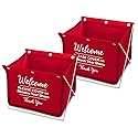 Foldable Shoe Cover Holder - Save with our 2 Pack - (Red - 2 Pack)