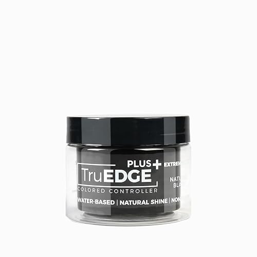 NICKA K NEW YORK Tyche TruEDGE Plus Controller - 100ml / 3.38 fl oz - Water-Based, Black Castor Oil & Hemp Seed Oil - Long-Lasting Hold, Non-Flaky