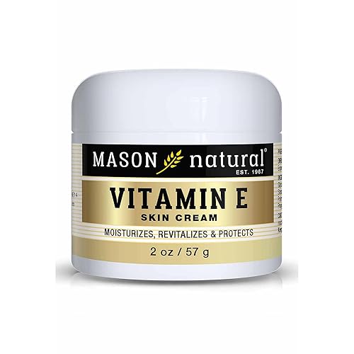 Mason Vitamins E 6000 IU Cream, 2 Ounce, for Protection from Minor Skin Conditions Such as Dry or Chapped Skin, Deep-Moisturizing Cream, Use as