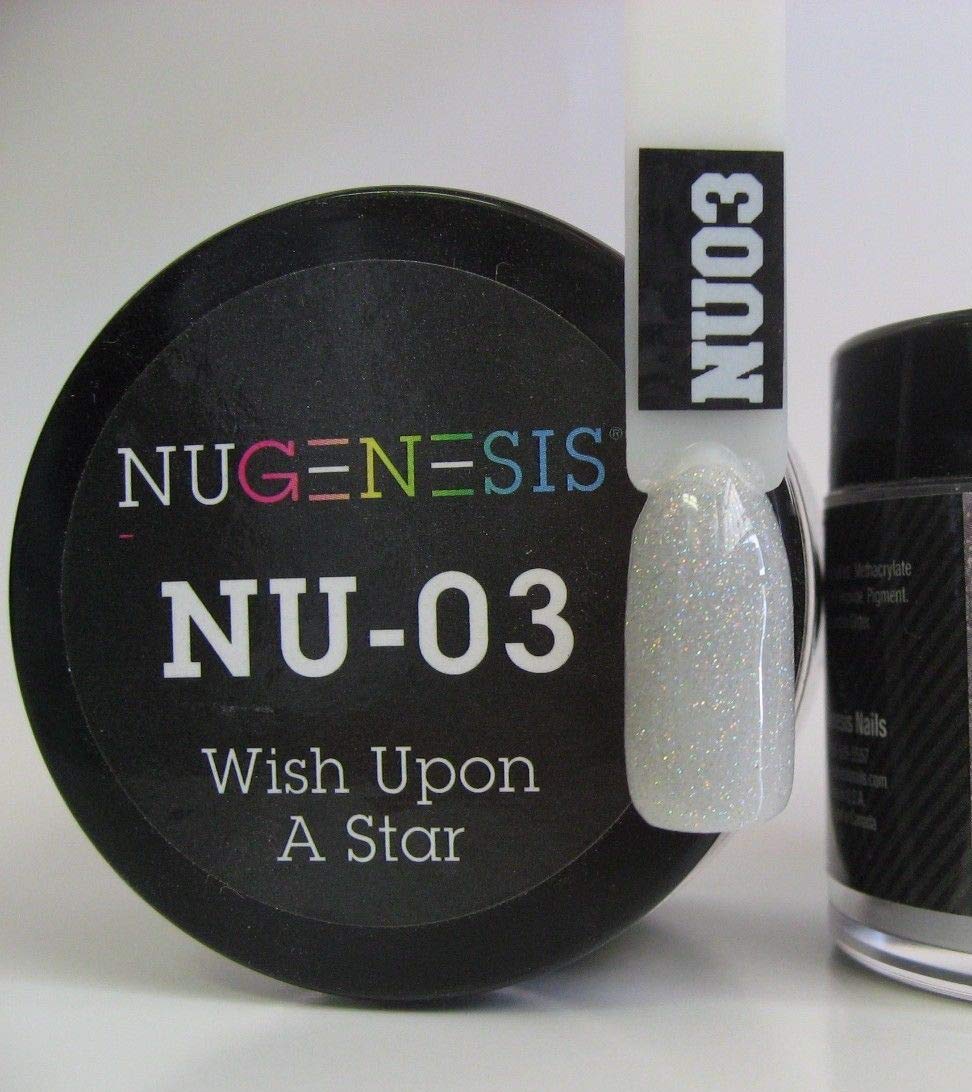NuGenesis Nail Dipping Powder Color 1.5oz/43g - (NU03 Wish Upon A Star) Beauty & Personal Care Nugenesis