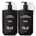 Curly Hair Shampoo & Conditioner Set - Hydrating Curl Shampoo & Conditioner for Curly & Wavy Hair for Women & Men - Sulfate-Free Frizz Control