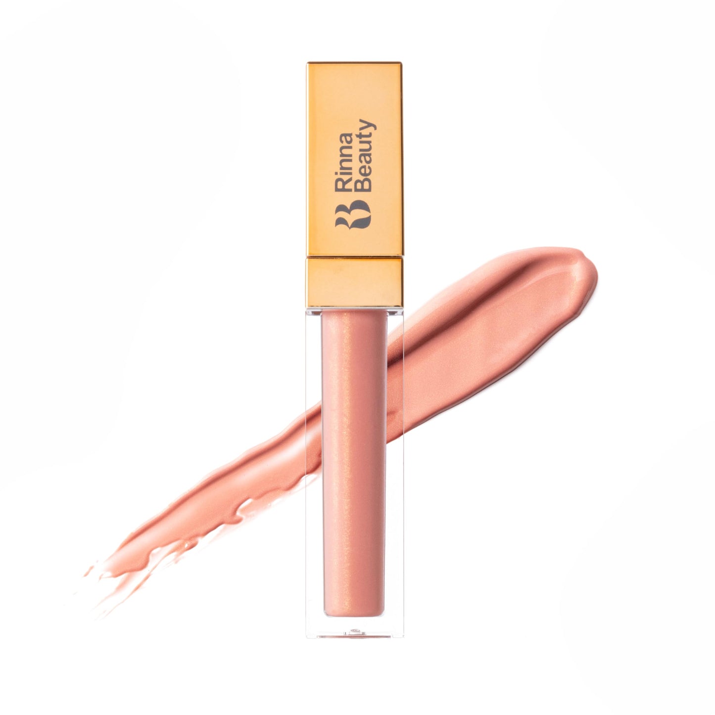 Rinna Beauty - Larger Than Life Lip Plumping Gloss - Life's A Peach - Vegan, Helps Boost Collagen, Increases Lip Volume, Elastin Production,
