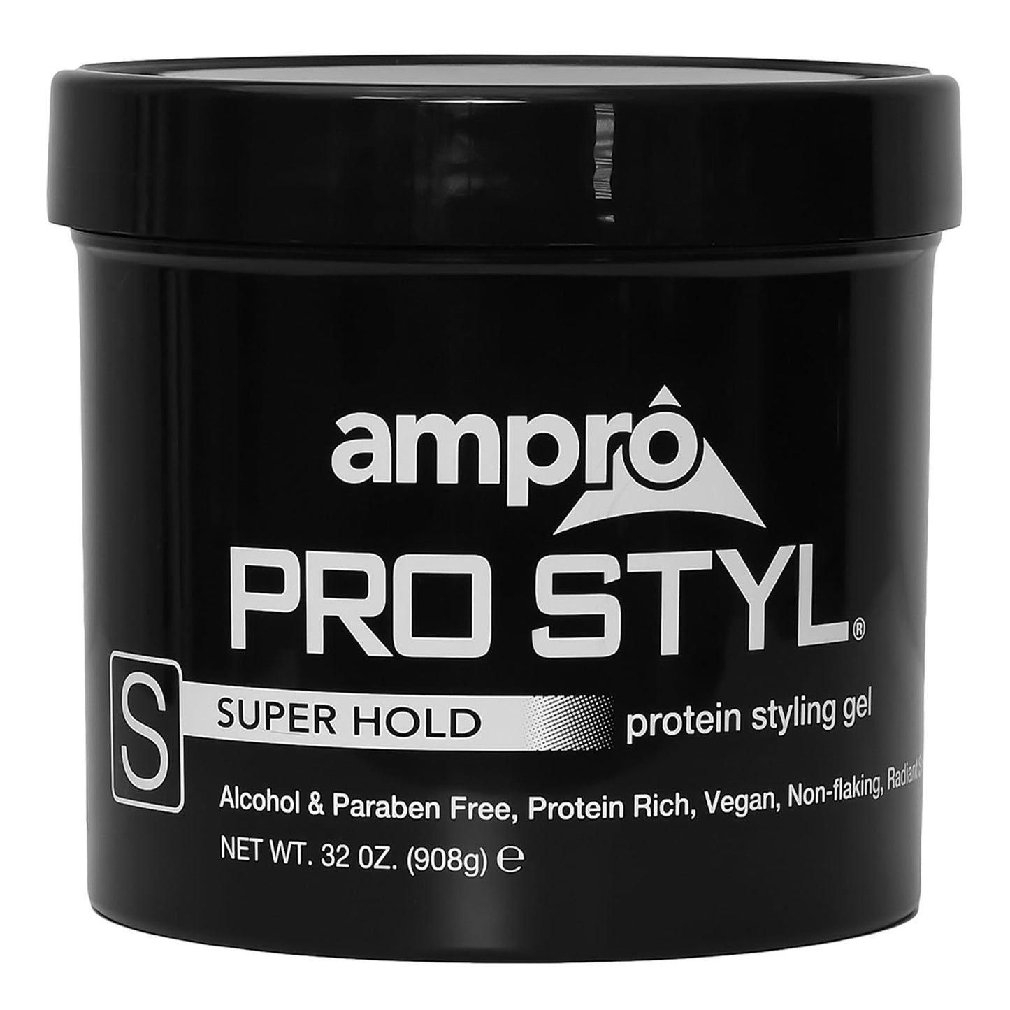 AmPro Pro Styl Styling Gel - Protects and Strengthens Your Strands - Non-Flaking, Alcohol Free, Vegan Formula - Flexible, Touchable Hold for All Hair