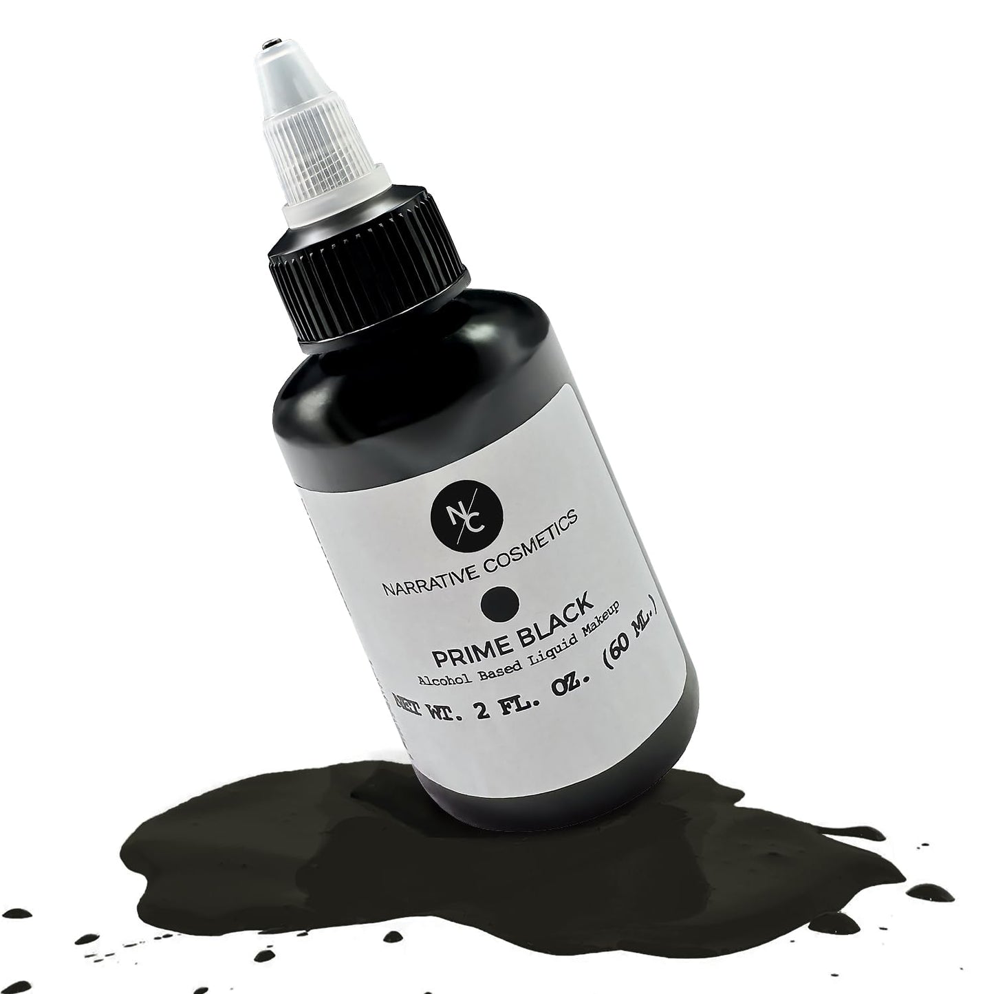 Narrative Cosmetics FX Alcohol Airbrush Paint - 2 fl oz | Waterproof, Quick-Dry, Skin-Safe Body & SFX Makeup | Brush or Sponge | Stage, Film