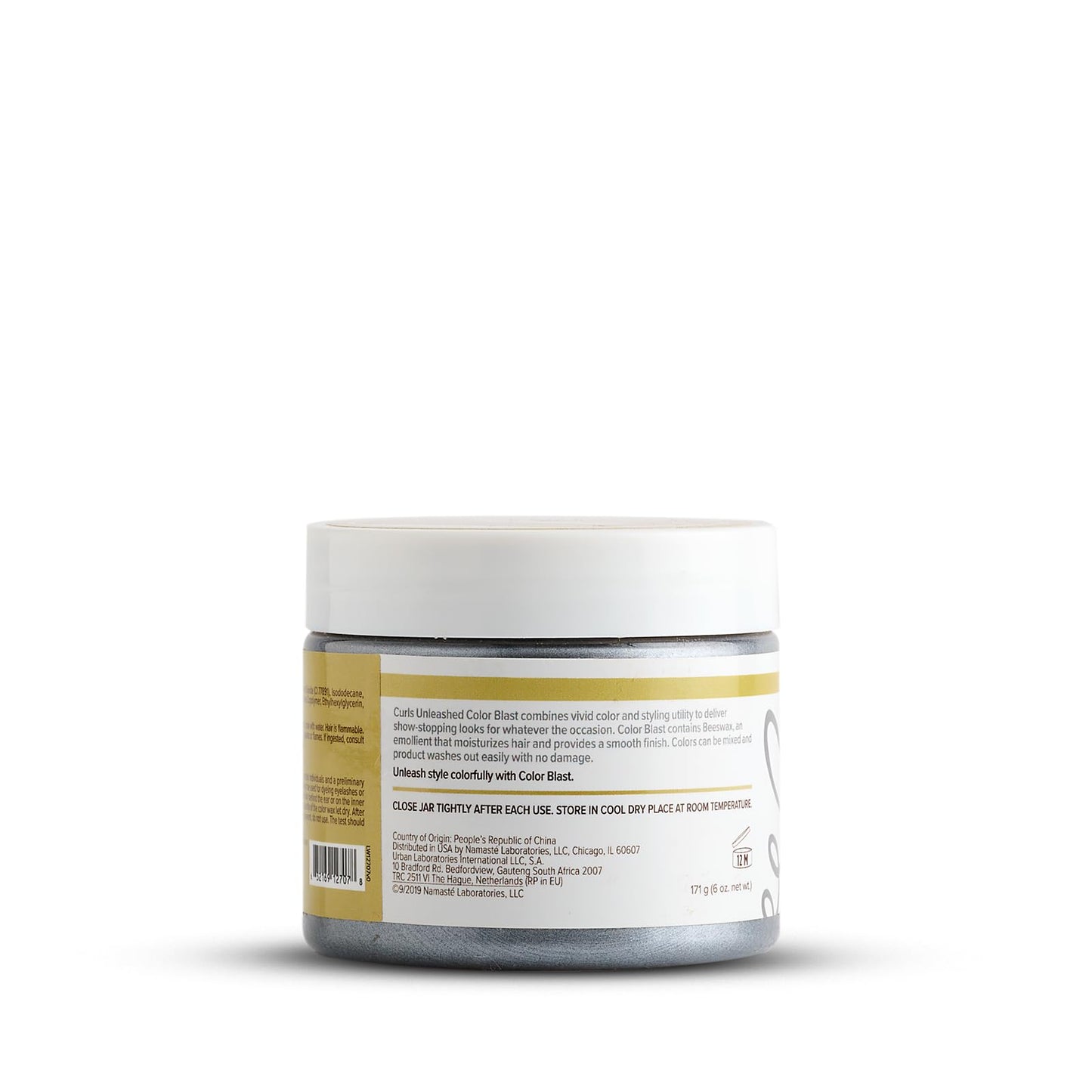 Curls Unleashed Color Blast Hair Wax, Hair Wax for Curly Hair, Gray Galaxy, (6.0 oz)