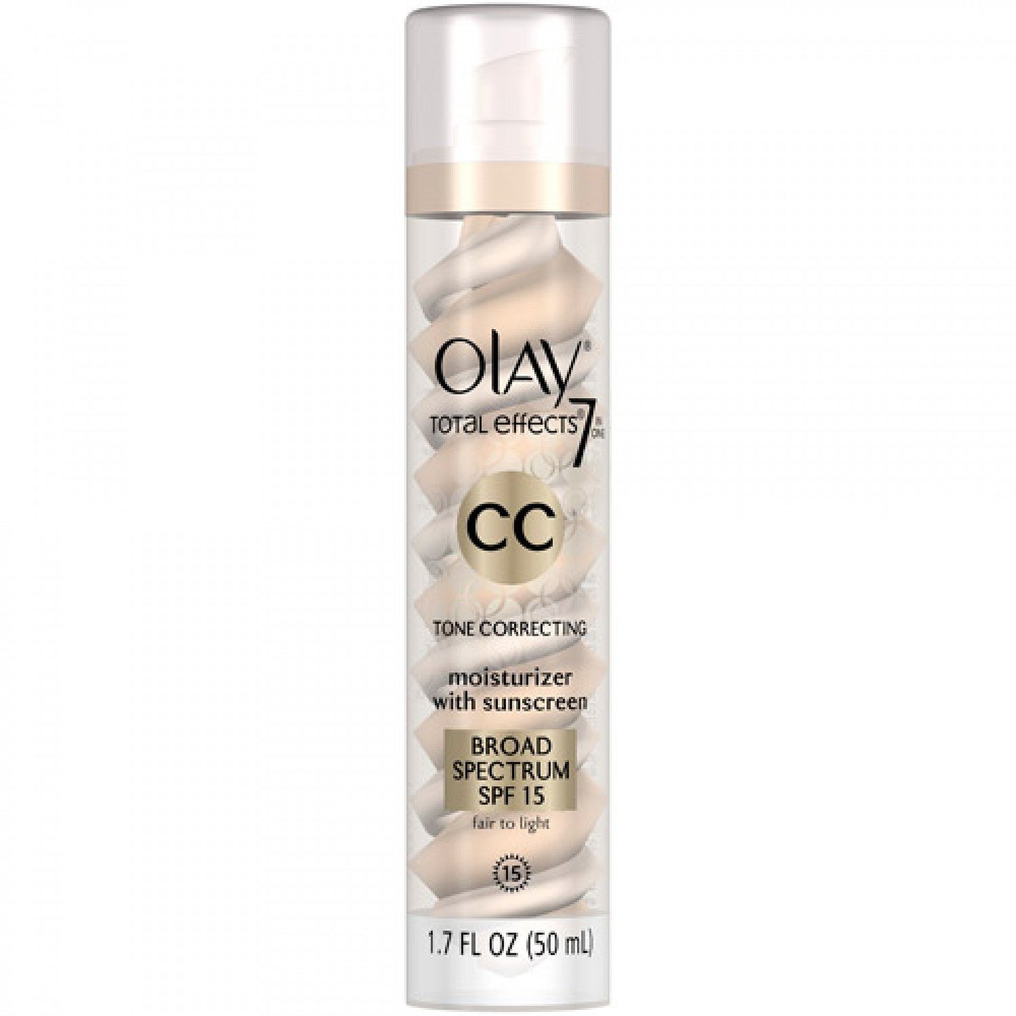 Olay Total Effects 7-In-1 Tone Correcting Uv Moisturizer Fair To Light 1.7 Fl Oz