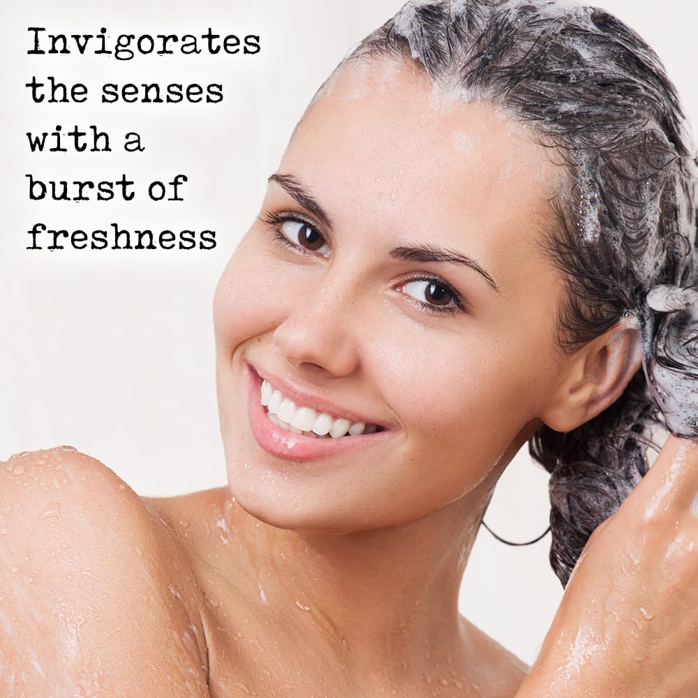 PHARM TO TABLE Tea Tree Shampoo For Men and Women - Infused with Tea Tree oil, Mint, Biotin and Vitamin E, 16.2oz