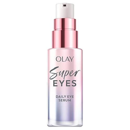 Olay Super Eye Serum - Vitamin C, Caffeine, Niacinamide, Amino Peptide, Aloe Vera - Brightens Dark Circles, Anti-Wrinkle, Anti-Aging, Brightening