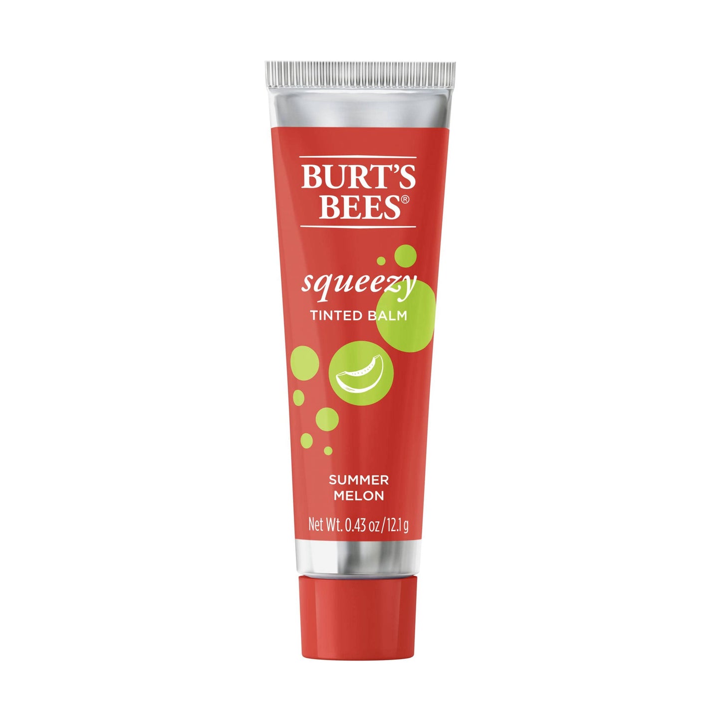 Burts Bees, Lip Balm Tinted Squeezy Summer Melon, 0.43 Ounce