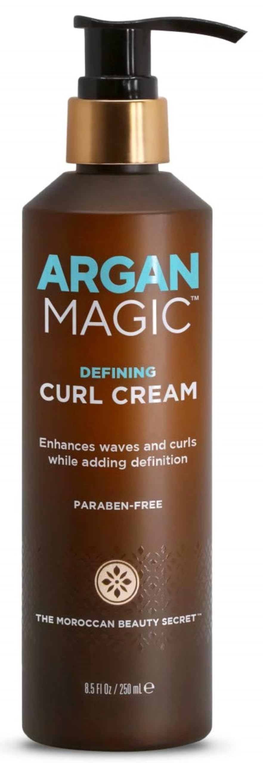 ARGAN MAGIC Defining Curl Cream - Enhances Waves and Curls While Adding Definition | Conditions, Detangles, and Reduces Frizz | Paraben Free (8.5