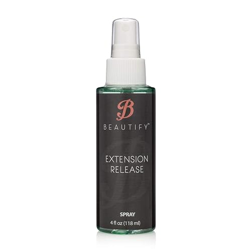 Beautify Extension Release Spray 4 fl oz for Tape in Hair Extensions, Hair Tape Removal, Wig Installs, Lace Systems and Adhesive Strips Use Offering