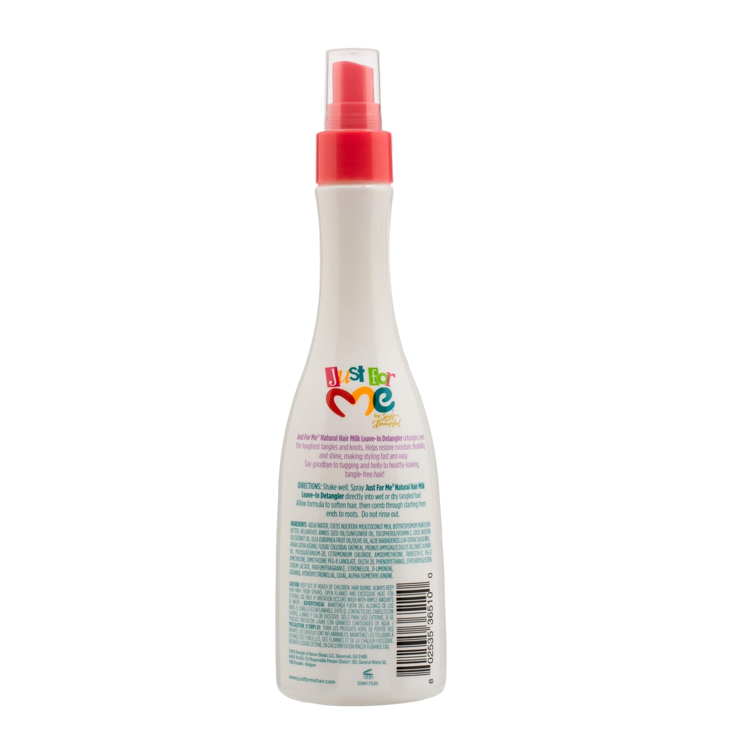 Just For Me Hair Milk Leave-In Detangler 10 Ounce (Pack of 2)