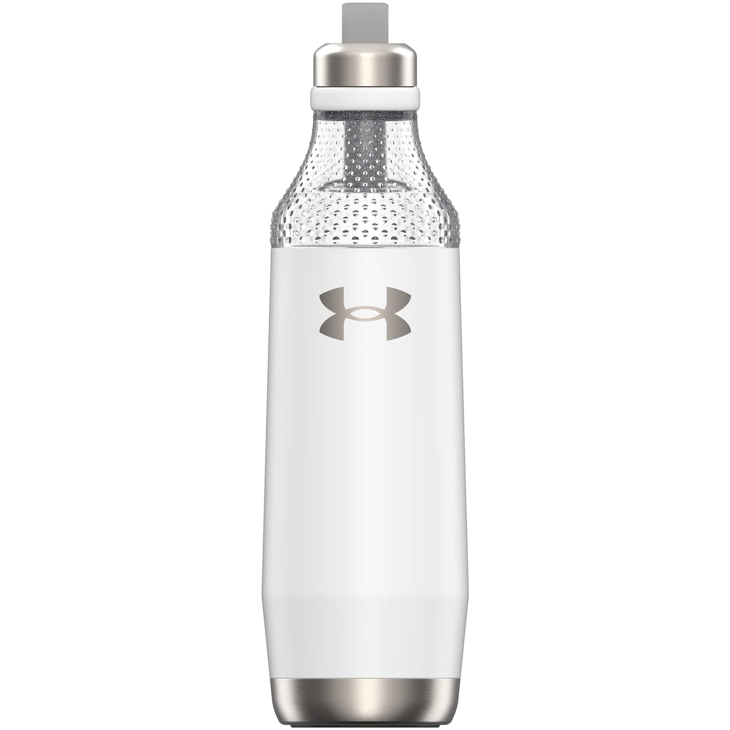 UNDER ARMOUR Twist-Off Top Stainless Steel Water Bottle 22oz for Ice & Protein Shake - Insulated, Shatter-Proof, Odor-Proof Shaker, Infinity Bottle