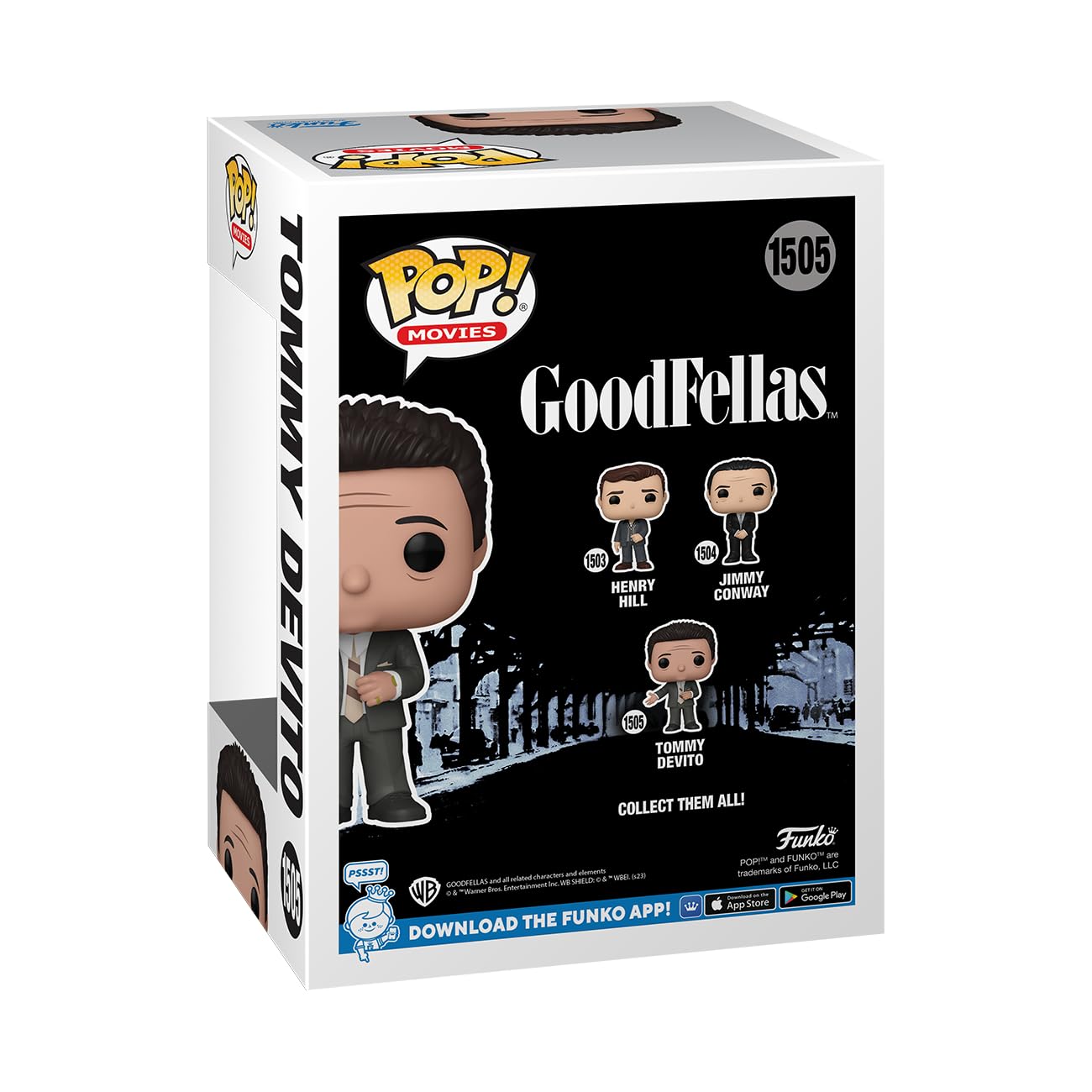 Funko POP! Movies: Goodfellas - Tommy Devito - Goodfellas 1990 - Collectable Vinyl Figure - Gift Idea - Official Merchandise - for Kids & Adults…