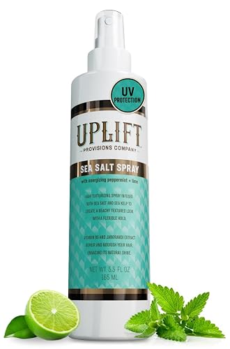Uplift Provisions Company Sea Salt Spray - Versatile Texture Spray for Hair to Achieve Perfect Beach Waves, Amplify Curly Hair, or Boost Volume in