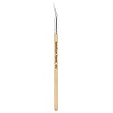 Bdellium Tools Professional Makeup Brush - Special FX Series 122 Bent Glue - With Soft Synthetic Fibers, For Smoothing Fine Details in Sculptures