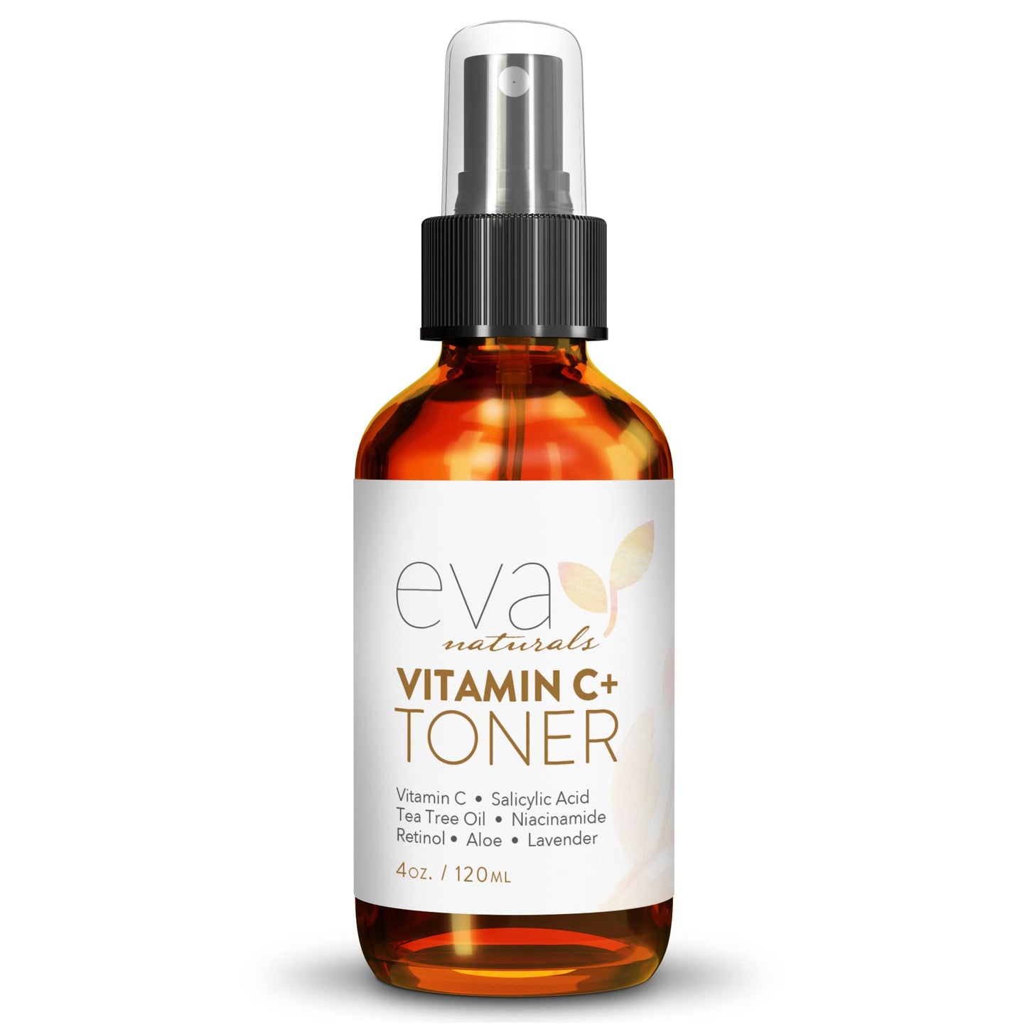 Eva Naturals Vitamin C Facial Toner - Hydrating, Pore Minimizer Face Toner for Men and Women with Witch Hazel & Rose Water, Nourishes Skin Through
