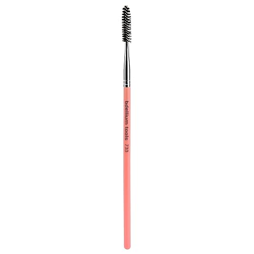 Bdellium Tools Professional Makeup Brush - Pink Bambu Series 733 Lash - With Soft Synthetic Fibers, For Applying Mascara (Pink, 1pc)