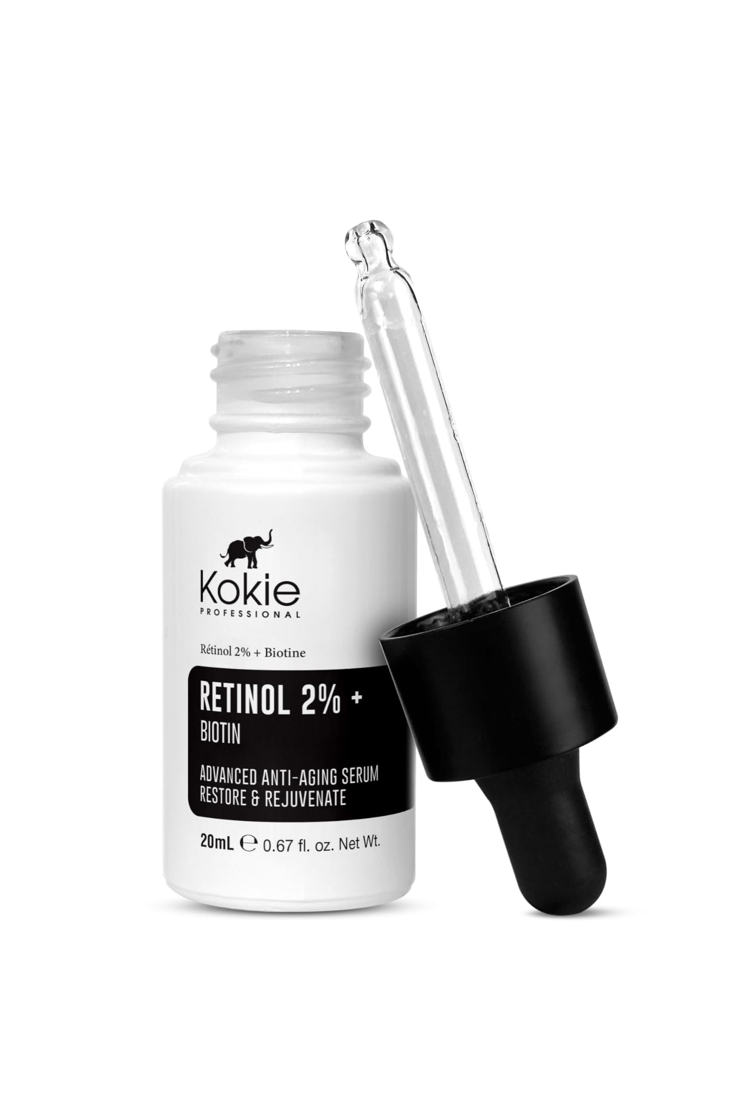 Kokie Retinol 2% + Biotin Serum